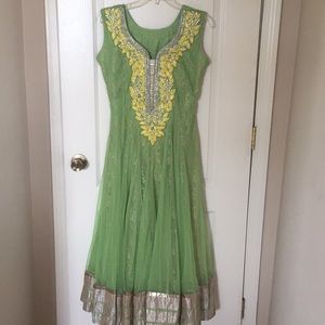 Indian outfit; Anarkali dress